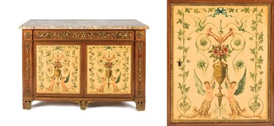 Lot 3700 - Louis XVI Style Gilt-Metal Mounted Painted Low...