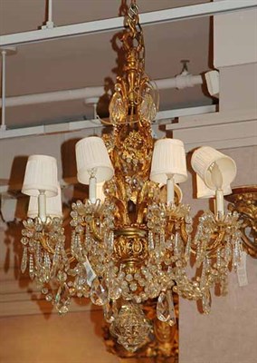 Lot 3309 - Louis XV Style Gilt-Metal and Glass...