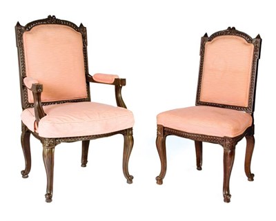 Lot 3085 - Set of Ten Transitional Louis XV/XVI Style...
