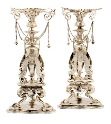 Lot 3125 - Pair of Elkington & Co. Silver Plated...