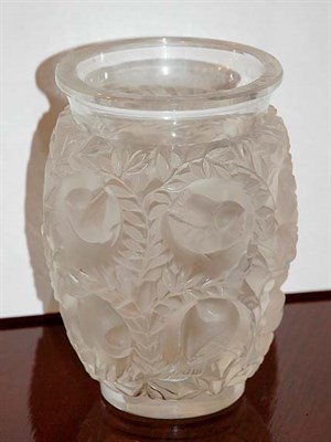 Lot 3468 - Lalique Molded Glass Bagatelle Vase Modern Of...