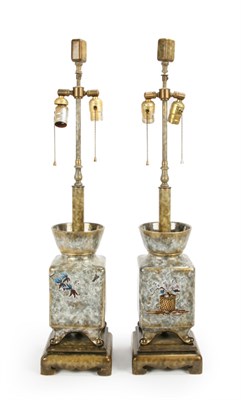 Lot 3176 - Pair of Victorian Style Porcelain Vases Each...