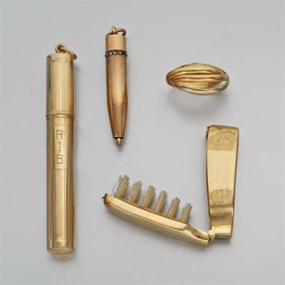 Lot 17 - Group of Gold Items and Ring