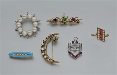 Lot 2609 - Five Pins and Ring