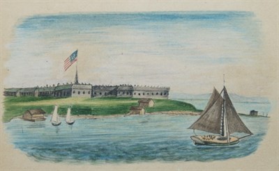 Lot 1001 - (i) American School 19th Century Sailboats...