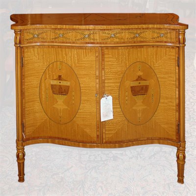 Lot 486 - Edwardian Style Polychrome Decorated Fruitwood...