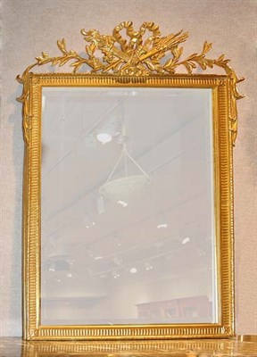 Lot 266 - Louis XVI Style Gilt-Wood Mirror Height 38 1/2...