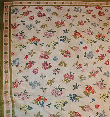 Lot 576 - Machine Made Chinille Carpet Domestic,...