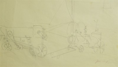 Lot 1035 - Jean Dufy French, 1888-1964 Machinery Sketch...