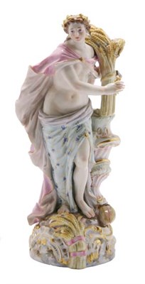 Lot 3634 - Meissen Porcelain Allegorical Figure of...