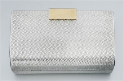 Lot 48 - Sterling Silver and Gold Evening Purse