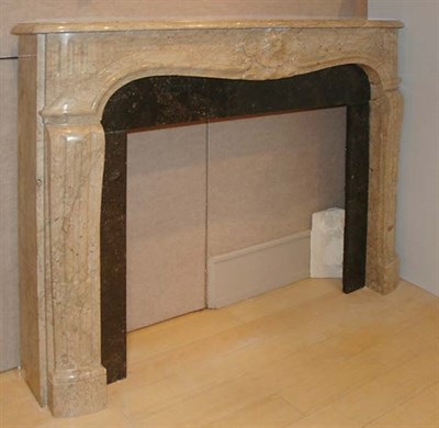 Lot 1496 - Neoclassical Style Marble Fireplace Surround...