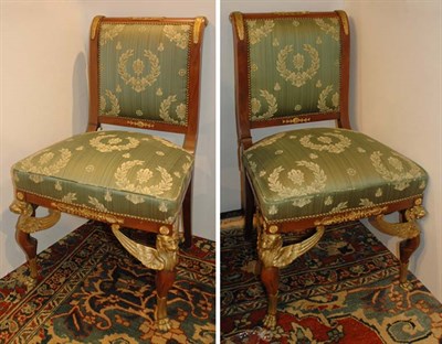 Lot 3089 - Pair of Empire Style Gilt-Metal Mounted...