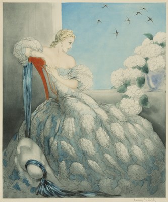 Lot 337 - Louis Icart SYMPHONY IN BLUE (H./C./I. 461)...