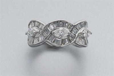 Lot 267 - Diamond Band Ring