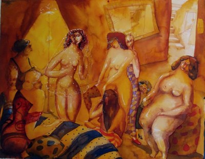 Lot 2244 - Jorge Zeno American, b. 1956 Brothel, 1984...