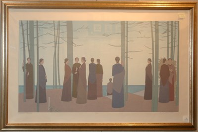 Lot 105 - Will Barnet SPRING MORNING Color screenprint,...