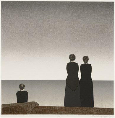 Lot 104 - Will Barnet PETER GRIMES Color lithograph,...