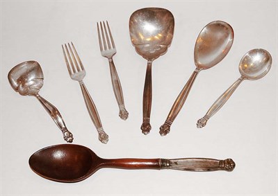 Lot 1382 - Manchester Sterling Silver Flatware Service In...