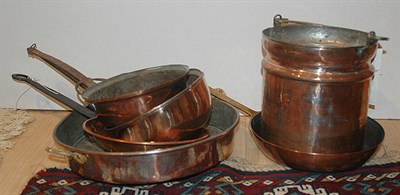 Lot 208 - Miscellaneous Group of Copper Kitchenware...