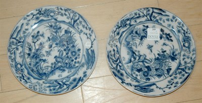 Lot 289 - Pair of Chinese Export Blue and White...