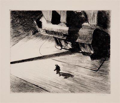Lot 328 - Edward Hopper NIGHT SHADOWS (LEVIN 82) Etching,...