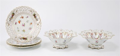 Lot 1623 - Miscellaneous Group of Meissen Style Floral...