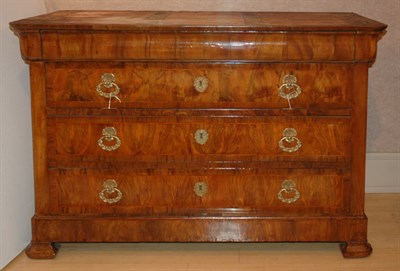 Lot 416 - Charles X Walnut Commode Height 36 inches,...