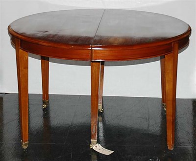 Lot 200 - Directoire Walnut Dining Table Including four...