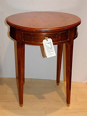 Lot 478 - Directoire Fruitwood Circular Side Table...