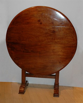 Lot 276 - French Walnut Tilt-Top Wine Table Height 29...