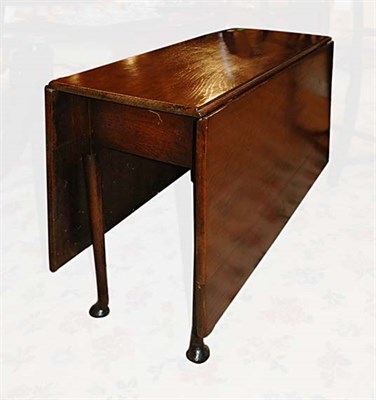 Lot 418 - Queen Anne Oak Drop-Leaf Table Height 28...