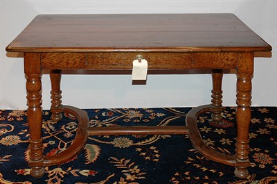 Lot 223 - Louis XIV Style Oak Single-Drawer Side Table...
