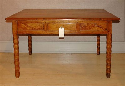 Lot 194A - Continental Elm Single-Drawer Writing Table...