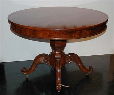Lot 166 - Victorian Style Mahogany Pedestal Dining Table...