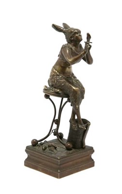 Lot 3082 - Bronze Figure of a Female Dressed as a Hare...