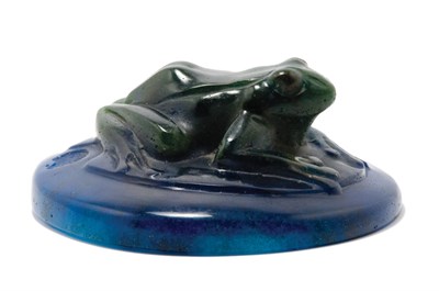 Lot 3489 - Decorchemont Pate de Crystal Paperweight In...