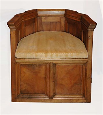 Lot 272 - Walnut Choir Chair