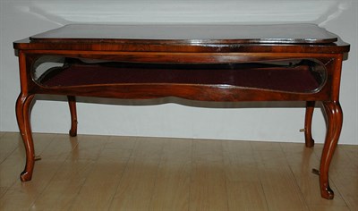 Lot 1618 - Continental Style Marquetry Inlaid Mahogany...