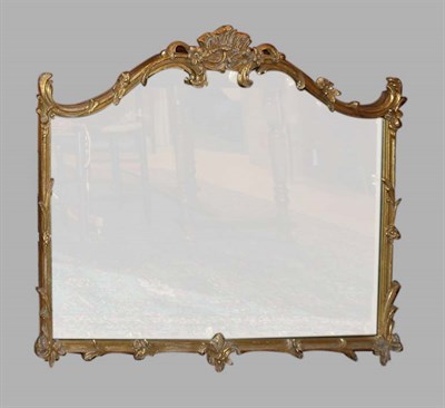 Lot 108 - Rococo Style Gilt-Wood Mirror Height 32 inches,...