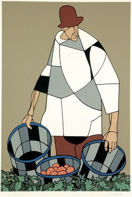 Lot 314 - Robert Gwathmey MIGRANT (WILLIAMS 24) Color...