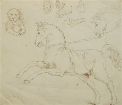 Lot 58 - Miscellaneous Group of Drawings: Four...