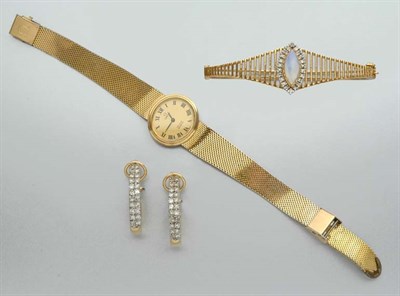 Lot 2264 - Group of Jewelry and a Gold-Filled Wristwatch