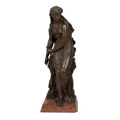 Lot 321 - Bronze Figure of a Classical Woman After a...