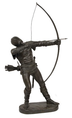 Lot 1130 - Bronze Figure of an Archer After a model by...
