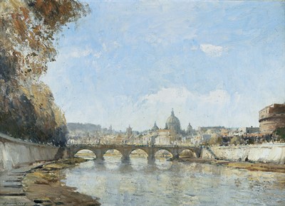 Lot 2076 - Edward Seago British, 1910-1974 Ponte Sant'...