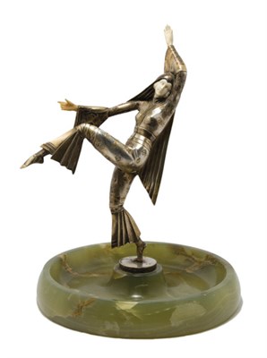 Lot 3531 - Austrian Silvered Bronze and Ivory Figure of a...
