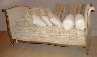 Lot 4203 - Transitional Louis XV/XVI Style Painted Daybed...