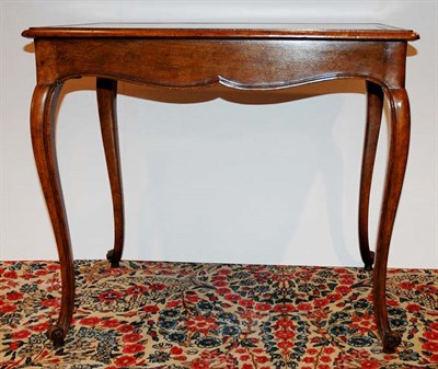 Lot 4142 - Louis XV Style Walnut Side Table The...