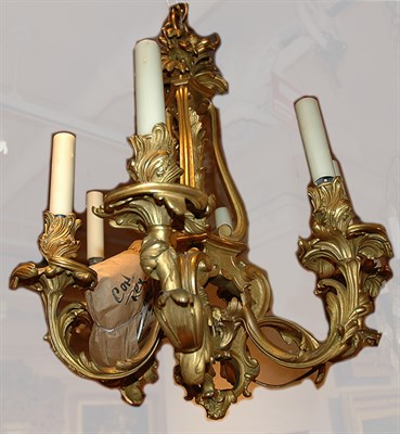 Lot 4173 - Louis XV Style Gilt-Bronze Six-Light...